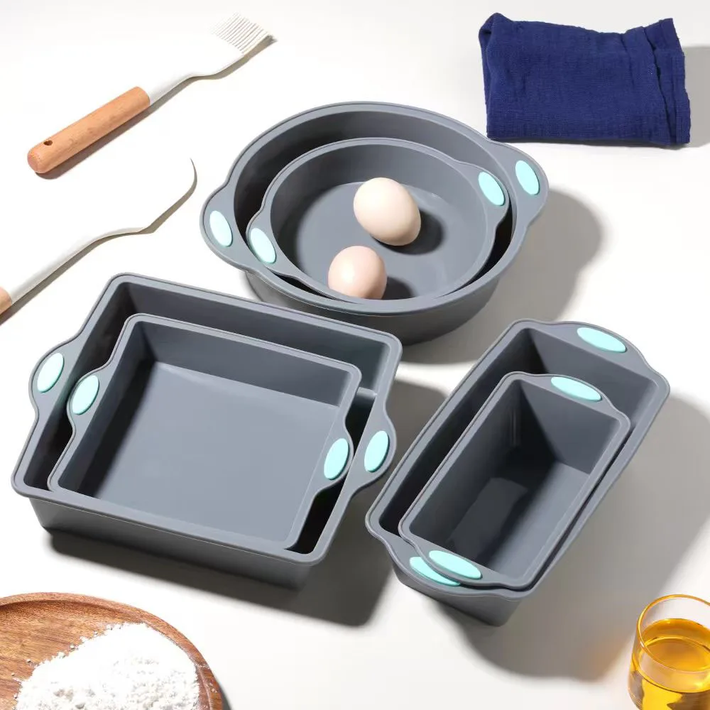 Diy Electronics Components - Grijs Hittebestendig Siliconen Cakevorm Pan 2/3