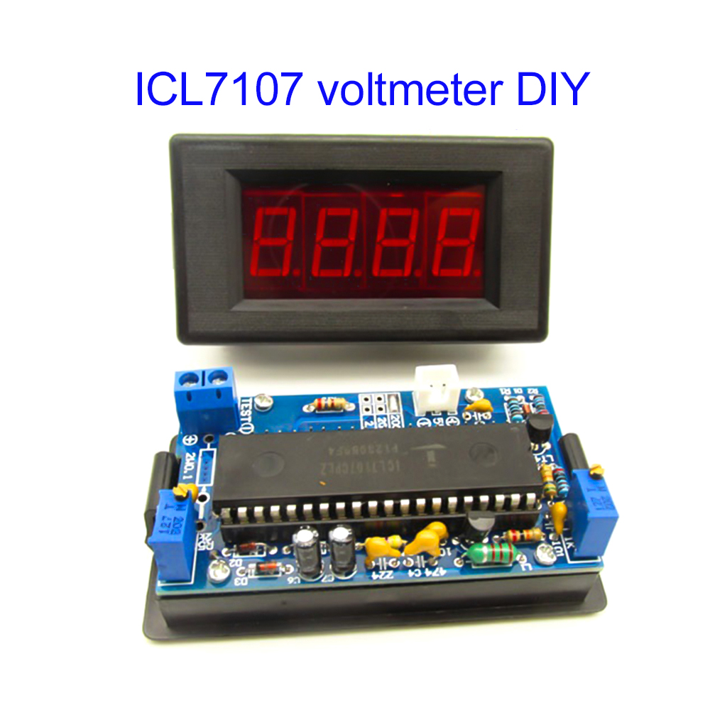 Diy Electronics Components Kit - ICL7107 Voltmeter DIY Kit Onderdelen DC