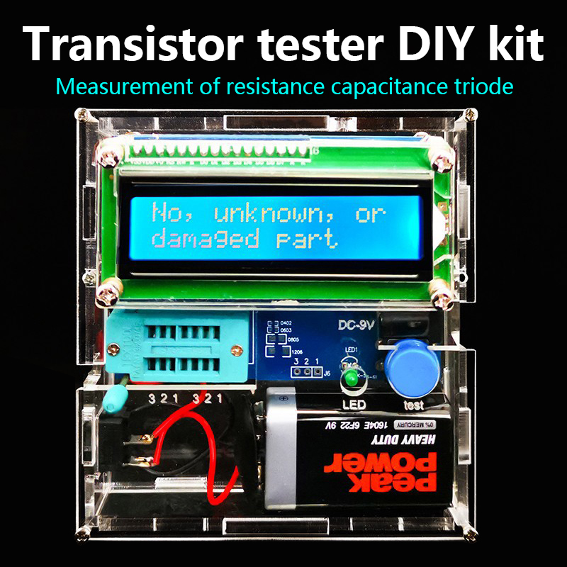 Diy Electronics Test Equipment - Transistor Tester Kit Weerstand Capaciteit Triode
