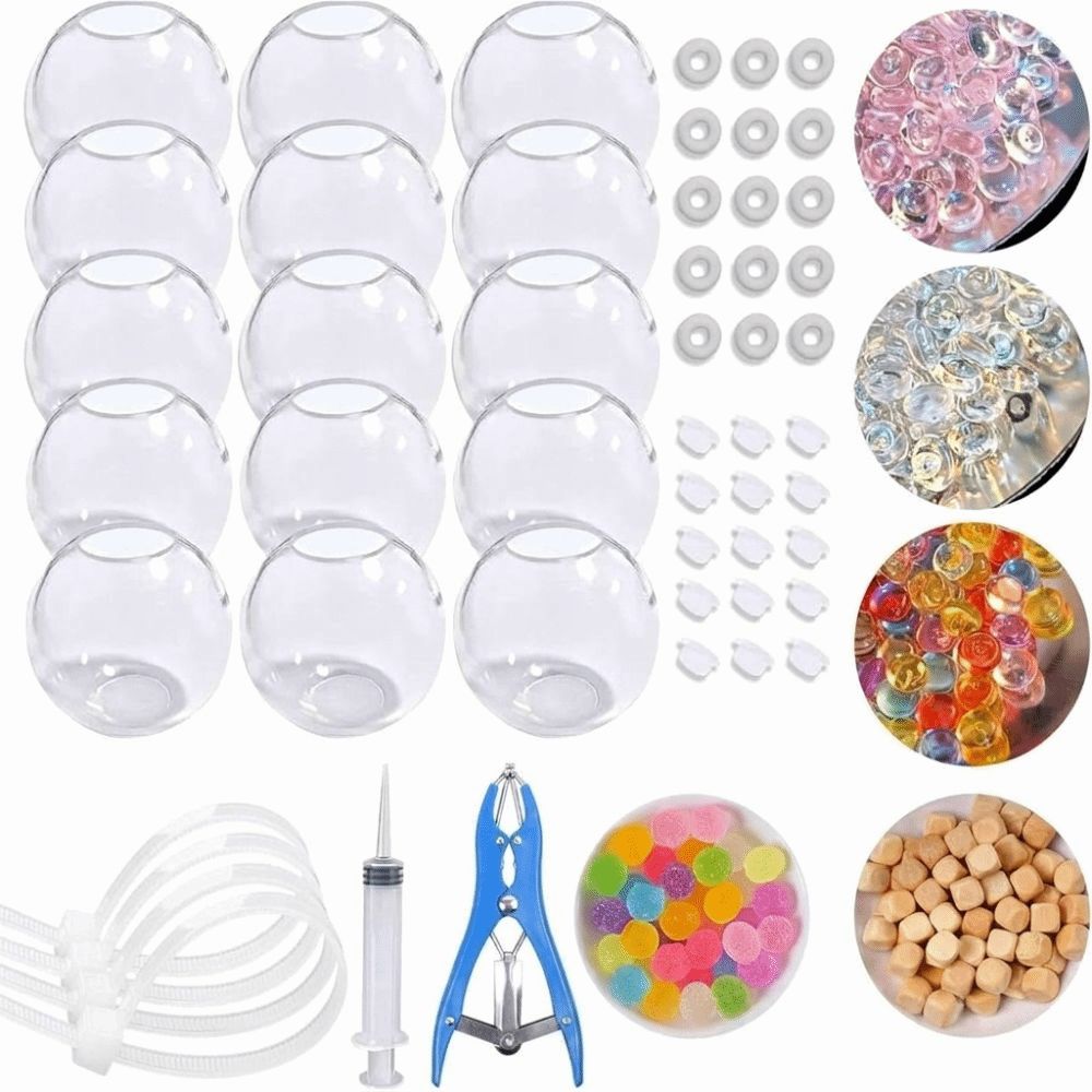 Diy Electronics Components - TPR DIY Balvormige Transparante Squishy Bal