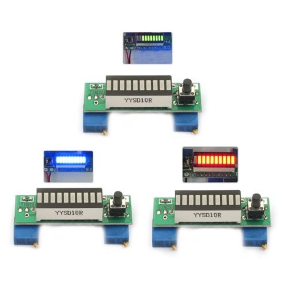 Diy Electronics Test Equipment - LM3914 10 Segment 3.7 V Lithium