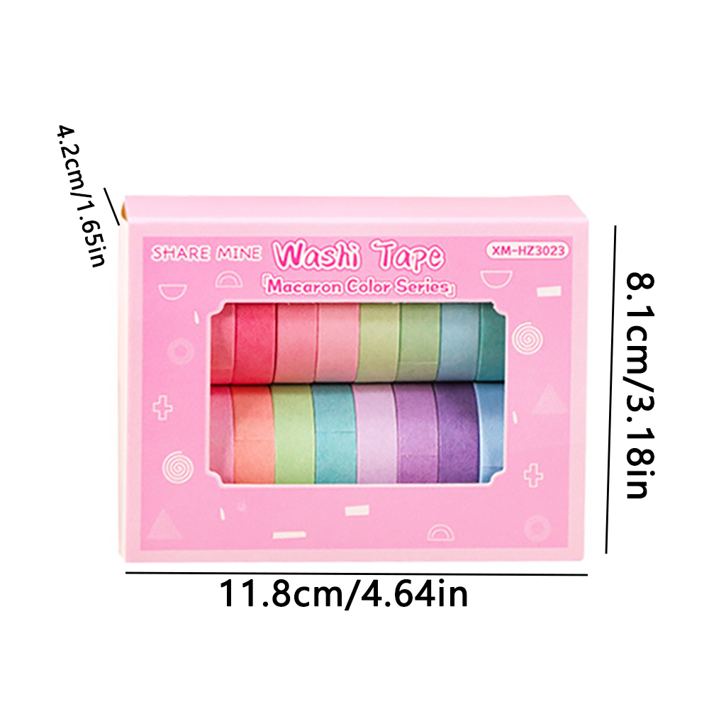 20 Roll Washi Tape Set Diamond - Diy Electronics Components recensie en prijs