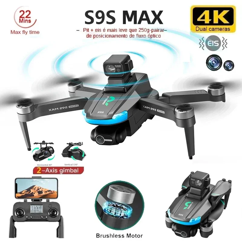 NIEUWE S9S MAX MINI Drone 4K 2 - Diy Rc Electronics recensie en prijs