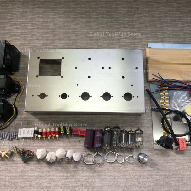 6P1 buizenversterkerkit, afgew - Diy Audio Electronics Kit recensie en prijs