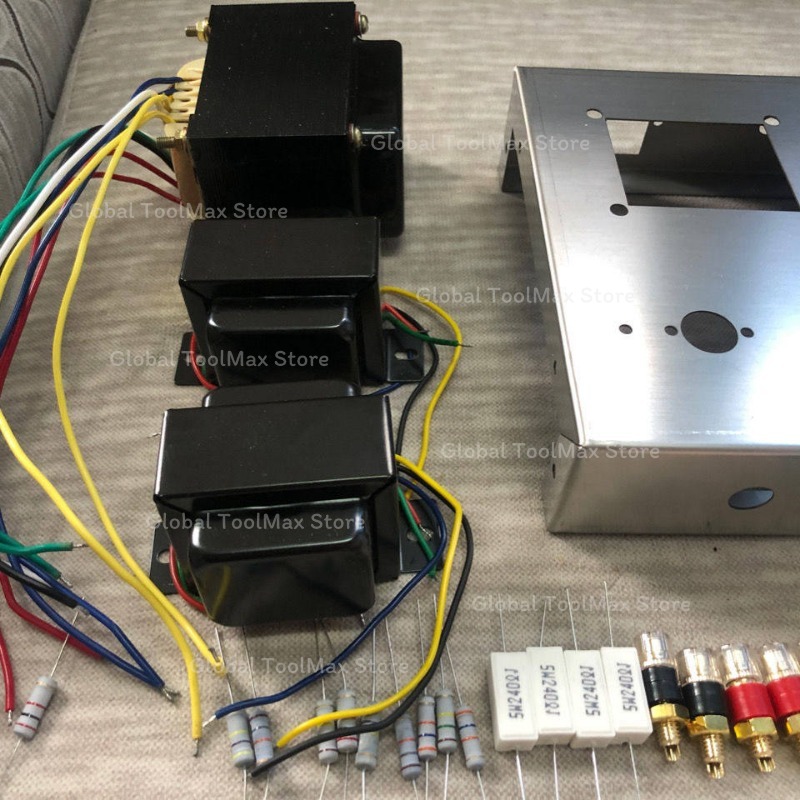 6P1 buizenversterkerkit, afgew - Diy Audio Electronics Kit recensie en prijs