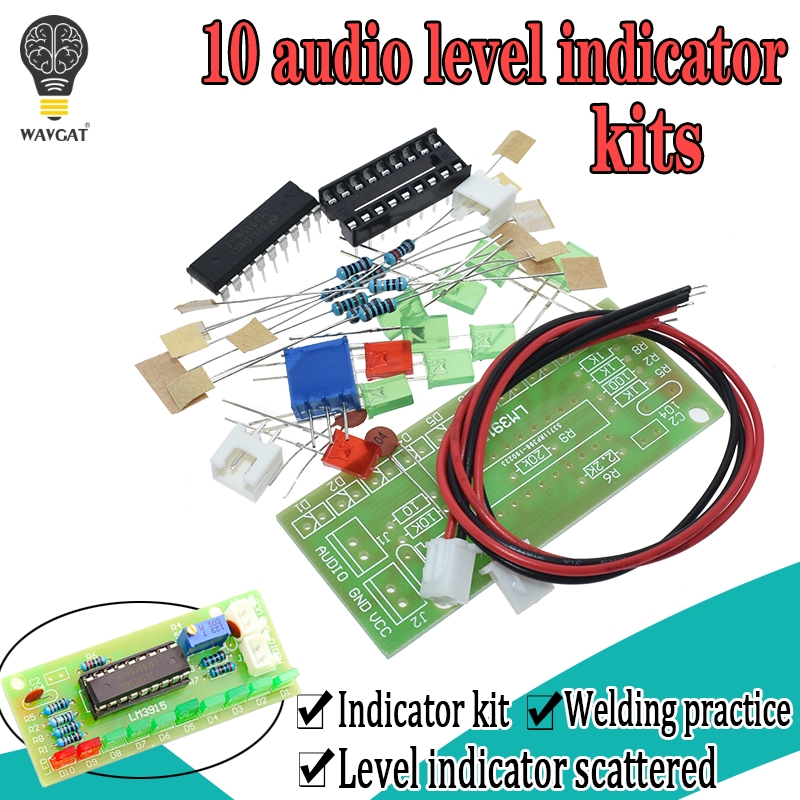 LM3915 Dc 9V-12V 10 Led Sound  - Diy Audio Electronics Kit recensie en prijs