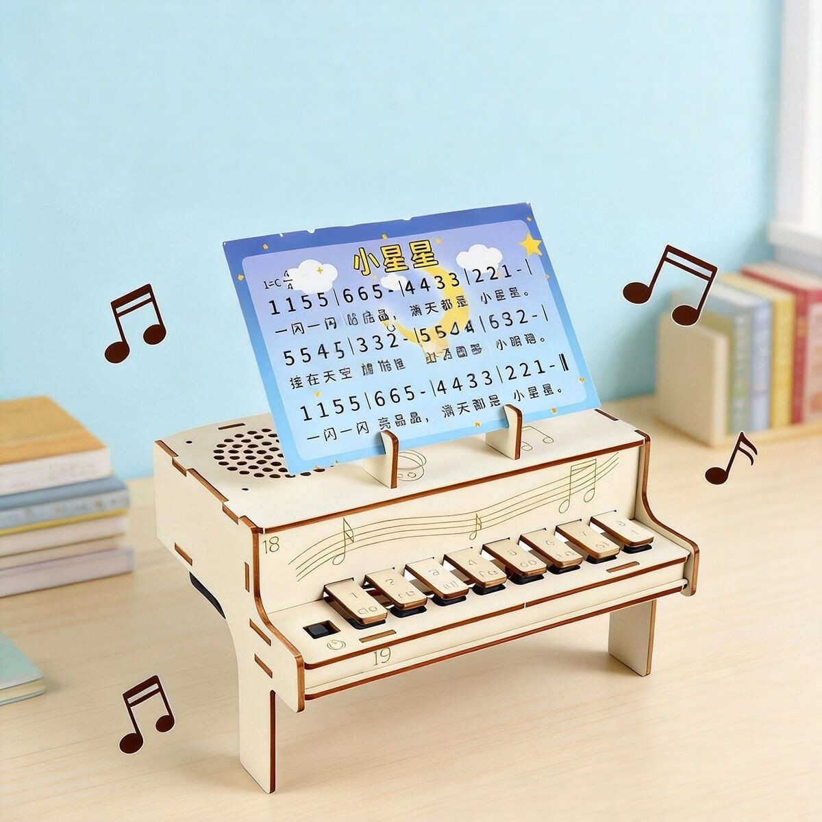 DIY houten elektronische piano - Diy Electronics Components Kit recensie en prijs